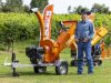 Benzinmotoros vontatható ágdaráló - DELEKS DK-900-BS - motor BRIGGS & STRATTON 15LE